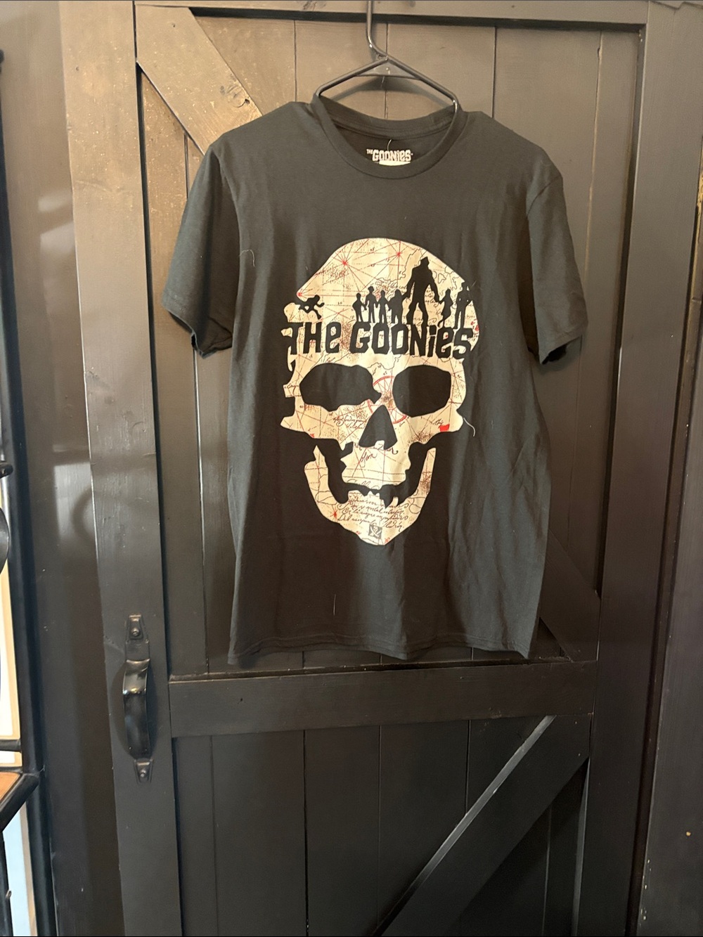 The Goonies Black Graphic Crewneck Tee